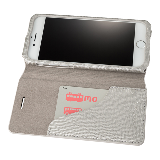 【iPhone8/7 ケース】Leather Case ”Quadrifoglio” (Silver)goods_nameサブ画像