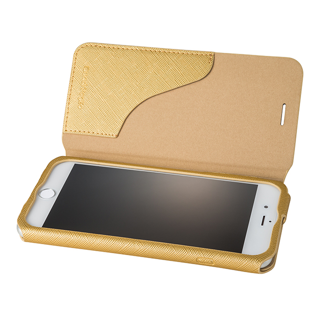 【iPhone8 Plus/7 Plus ケース】Leather Case ”Quadrifoglio” (Gold)サブ画像