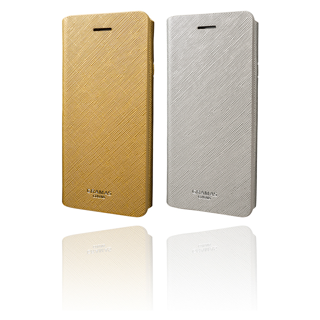 【iPhone8 Plus/7 Plus ケース】Leather Case ”Quadrifoglio” (Gold)サブ画像