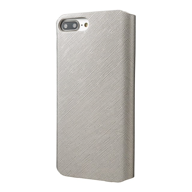 【iPhone8 Plus/7 Plus ケース】Leather Case ”Quadrifoglio” (Silver)サブ画像