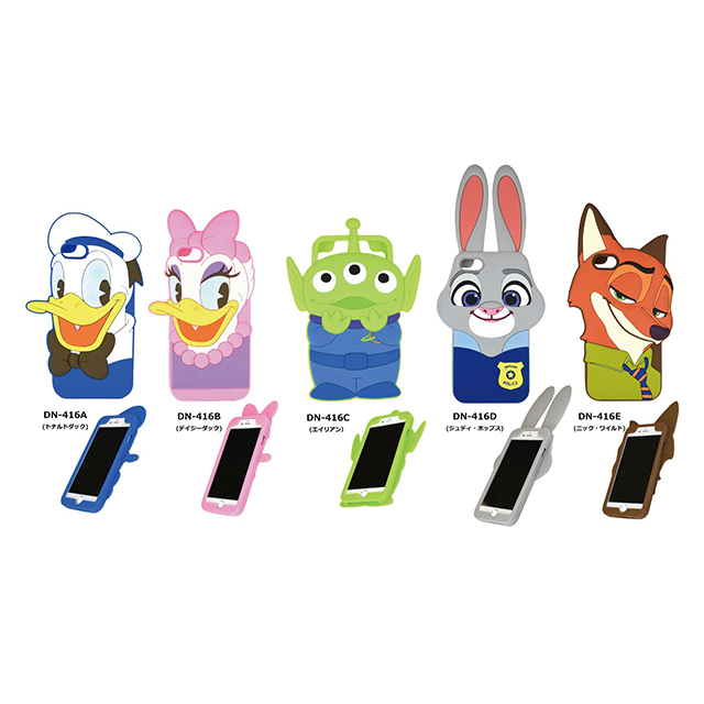 【iPhoneSE(第3/2世代)/8/7 ケース】ディズニーキャラクター ダイカットシリコンケース (デイジーダック)goods_nameサブ画像