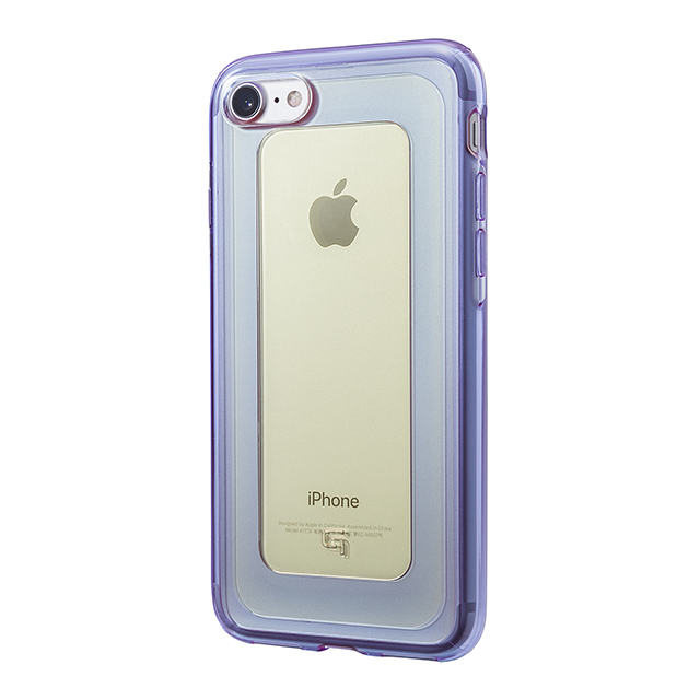 【iPhone8/7 ケース】”GEMS” Hybrid Case (Citrine Yellow×Purple)goods_nameサブ画像