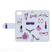 【iPhoneSE(第2世代)/8/7/6s/6 ケース】Oilshock Designs (Purple motif)