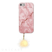 【iPhoneSE(第2世代)/8/7/6s/6 ケース】iCompact (Marble Pink)