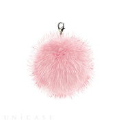 Bloem Fur pompom charm (Pink)