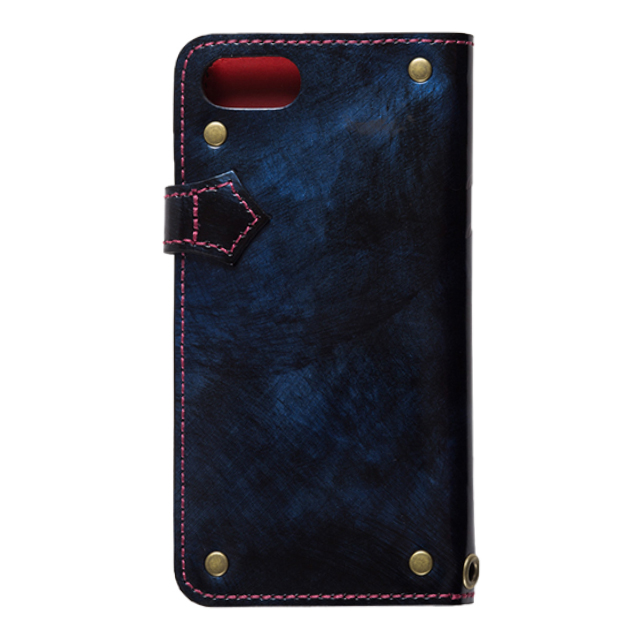 【iPhoneSE(第3/2世代)/8/7 ケース】Premium Leather case ”ROCX” (Blue)goods_nameサブ画像