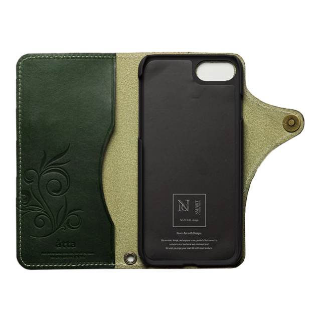 【iPhoneSE(第3/2世代)/8/7 ケース】SMART LEATHER (GREEN)サブ画像