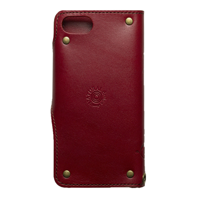 【iPhoneSE(第3/2世代)/8/7 ケース】SMART LEATHER (RED)サブ画像