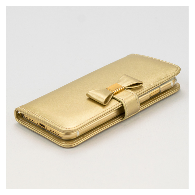 【iPhoneSE(第3/2世代)/8/7 ケース】Ribbon Diary for iPhoneSE(第2世代)/8/7 Goldgoods_nameサブ画像