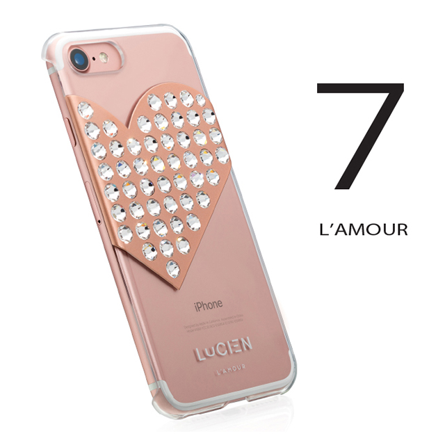 【iPhone8/7 ケース】L’AMOUR CHROME Clear Case (Rose Gold)サブ画像