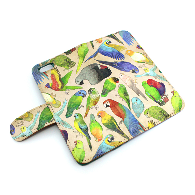 【iPhone6s/6 ケース】booklet case (インコ科の鳥類)goods_nameサブ画像