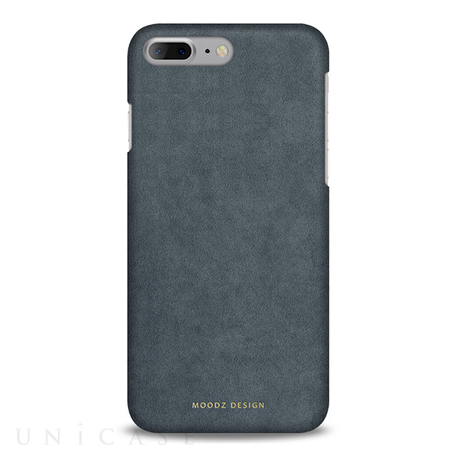 【iPhone8 Plus/7 Plus ケース】Alcantara (Steel Grey)