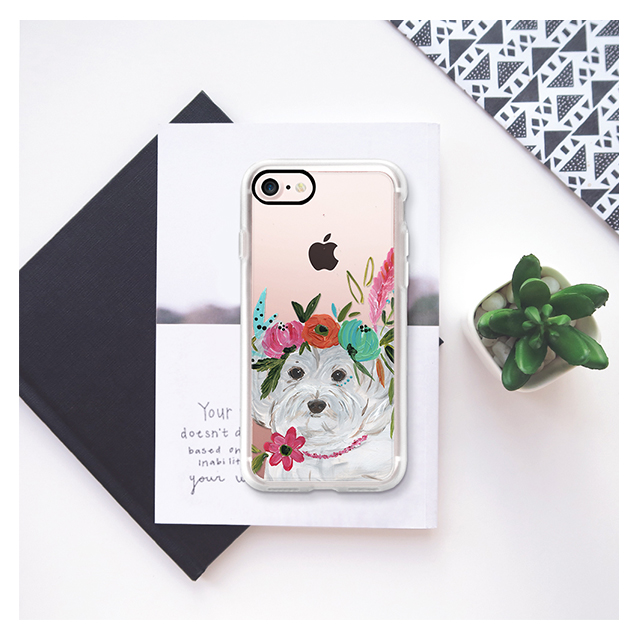 【iPhoneSE(第2世代)/8/7 ケース】Boho Maltipoo by Bari J. Designsサブ画像