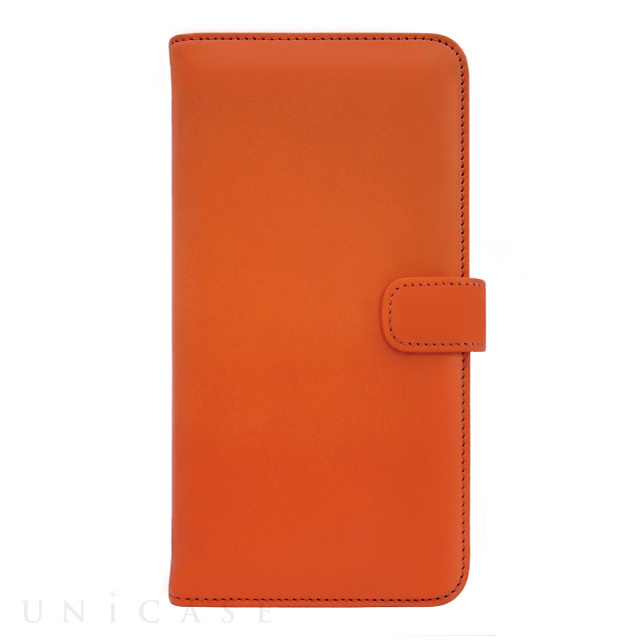 【iPhoneSE(第2世代)/8/7 ケース】COWSKIN Diary (Orange×Navy)