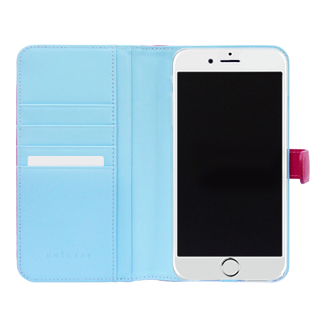 【iPhone8 Plus/7 Plus ケース】COWSKIN Diary (Pink×Blue)サブ画像