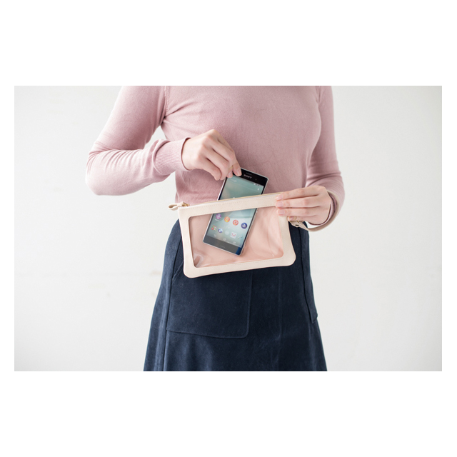 スマートフォンポーチ・バッグインタイプ・ビースﾞ刺繍/デジタルアクセサリー (ドッグ)サブ画像