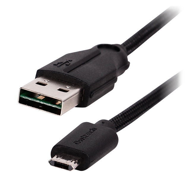 USB-micro-USB どっちも両挿し対応 充電＆データ転送ケーブル ストロングタイプ (1.5m)サブ画像