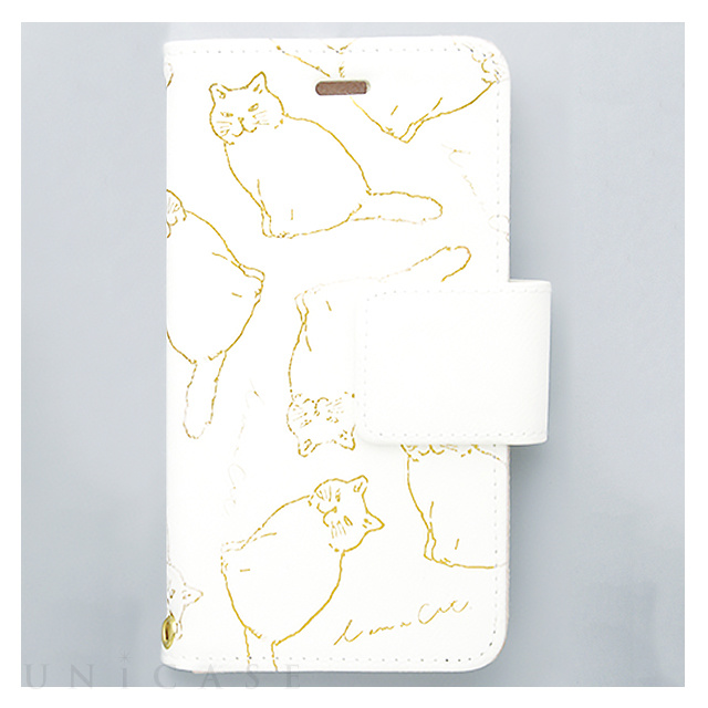 【iPhoneSE(第3/2世代)/8/7/6s/6 ケース】BOOKLET CASE SCB7013-WH (ホワイト)