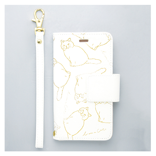 【iPhoneSE(第3/2世代)/8/7/6s/6 ケース】BOOKLET CASE SCB7013-WH (ホワイト)goods_nameサブ画像