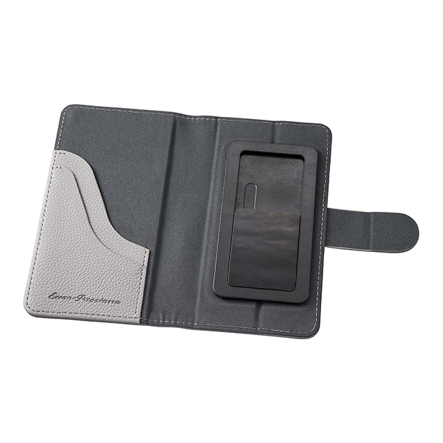 【マルチ スマホケース】”EveryCa” Multi PU Leather Case for Smartphone M (Gray)サブ画像