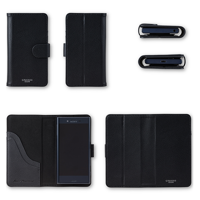 【マルチ スマホケース】”EveryCa” Multi PU Leather Case for Smartphone M (Black)サブ画像