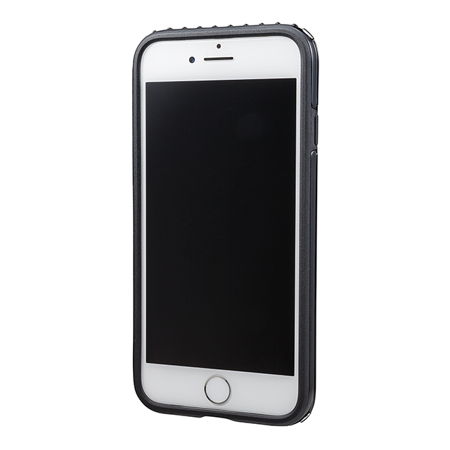 【iPhoneSE(第3/2世代)/8/7 ケース】”Rib 2” Hybrid Case (Black)サブ画像