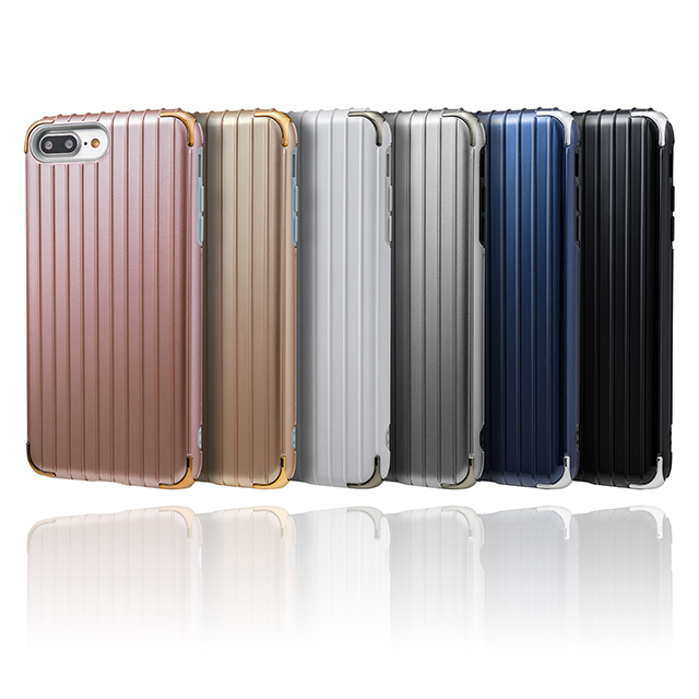 【iPhone8 Plus/7 Plus ケース】”Rib 2” Hybrid Case (Gold)サブ画像