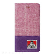 【iPhone8/7 ケース】BEN DAVIS 手帳型ケース (H-PURPLE)