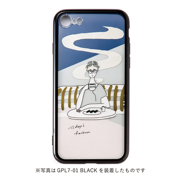 LITTLE CLOSET iPhone8/7 着せ替えフィルム (Coffee time)goods_nameサブ画像