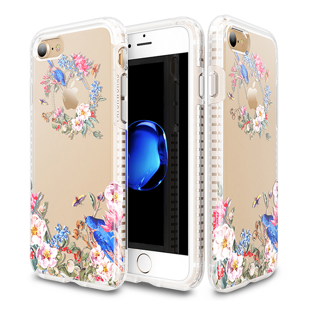 【iPhone8/7 ケース】Level Case Botanic Garden Collection (Blue Bird)サブ画像