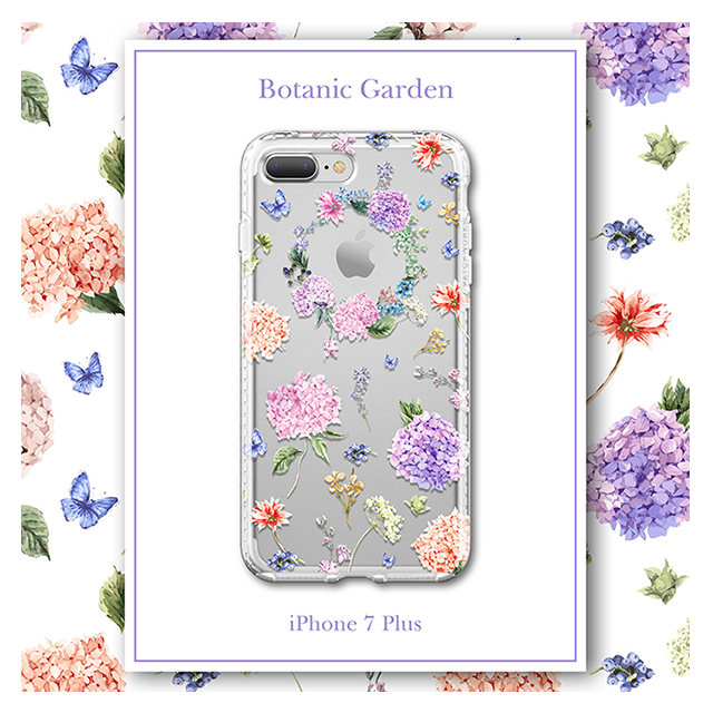 【iPhone8 Plus/7 Plus ケース】Level Case Botanic Garden Collection (Hydrangea)サブ画像