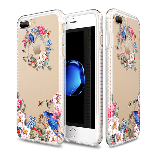 【iPhone8 Plus/7 Plus ケース】Level Case Botanic Garden Collection (Blue Bird)サブ画像