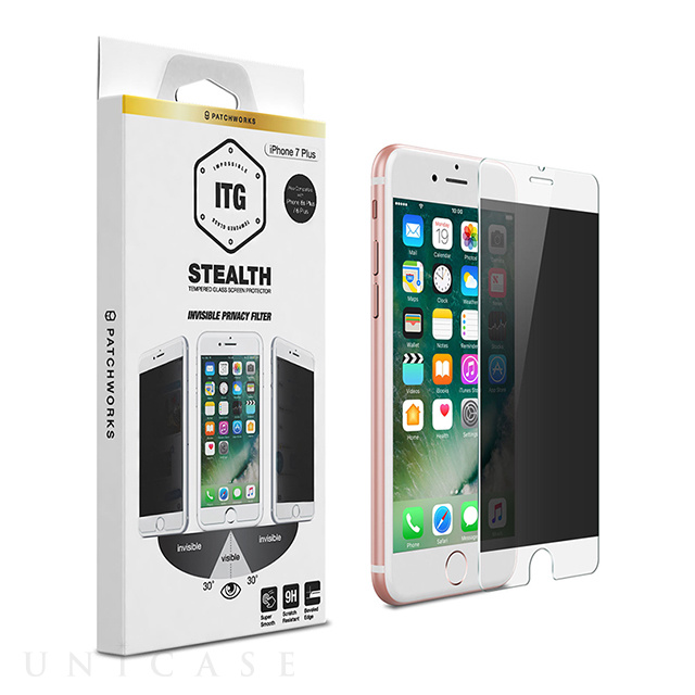 【iPhone8 Plus/7 Plus フィルム】ITG Stealth - Impossible Tempered Glass