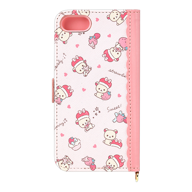 【iPhoneSE(第3/2世代)/8/7 ケース】フリップカバー (コリラックマ/いちご)goods_nameサブ画像