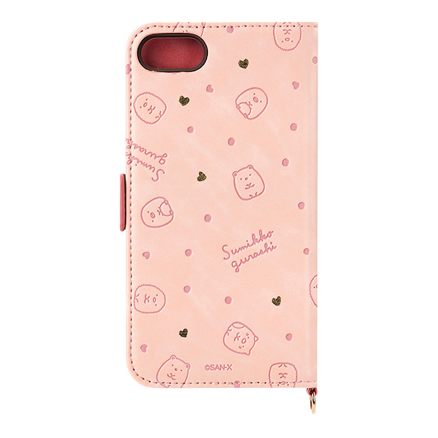 【iPhoneSE(第3/2世代)/8/7 ケース】フリップカバー (すみっコぐらし/ハート)goods_nameサブ画像