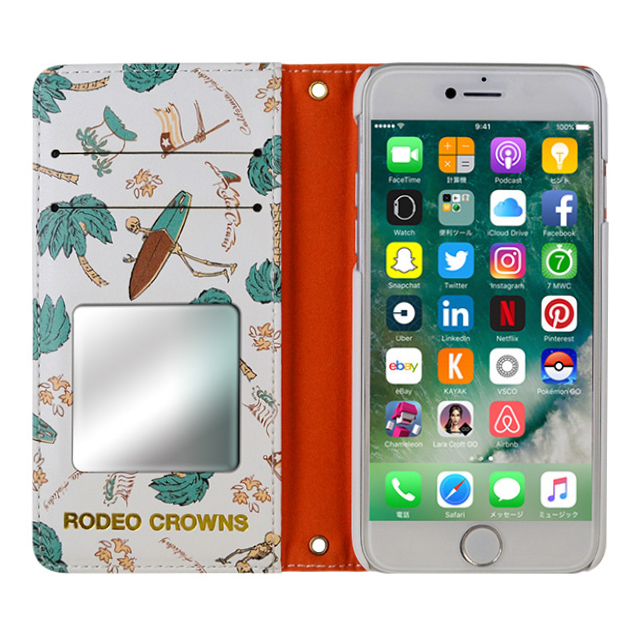 【iPhoneSE(第3/2世代)/8/7 ケース】RODEO CROWNS サーフアップ (ホワイト)サブ画像