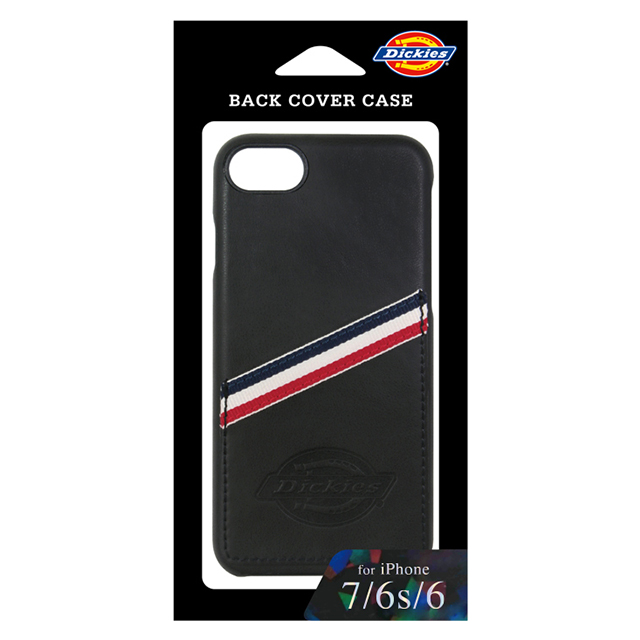 【iPhone8/7/6s/6 ケース】Dickies バックカバーケース PUレザー (ブラック)goods_nameサブ画像