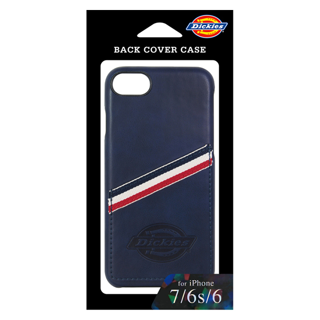 【iPhone8/7/6s/6 ケース】Dickies バックカバーケース PUレザー (ネイビー)サブ画像