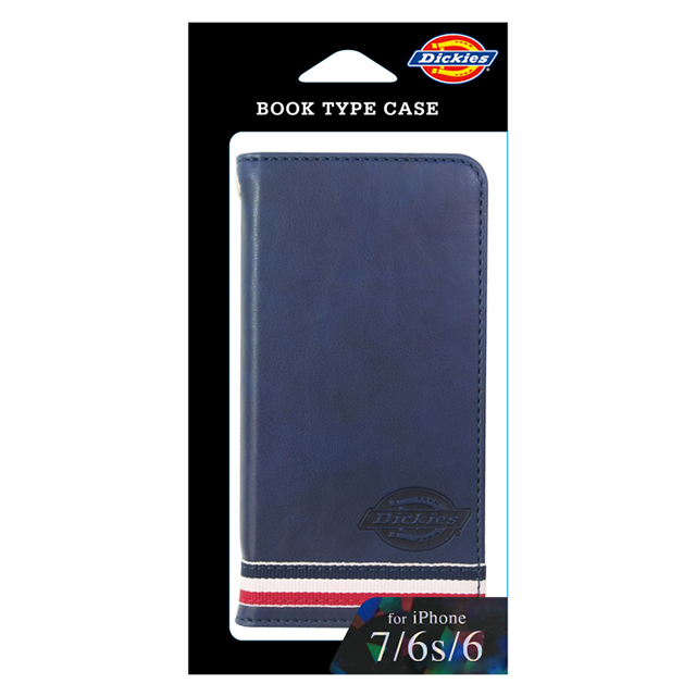 【iPhone8/7/6s/6 ケース】Dickies ブックタイプケース PUレザー (ネイビー)サブ画像