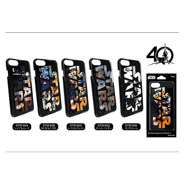 【iPhone7/6s/6 ケース】STAR WARS 40th Anniversary 3Dハードケース (R2-D2＆C-3PO)サブ画像