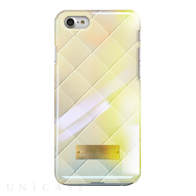 【iPhone8/7 ケース】Jellyfish ブルーフィルムケース (Quilting-GLD)