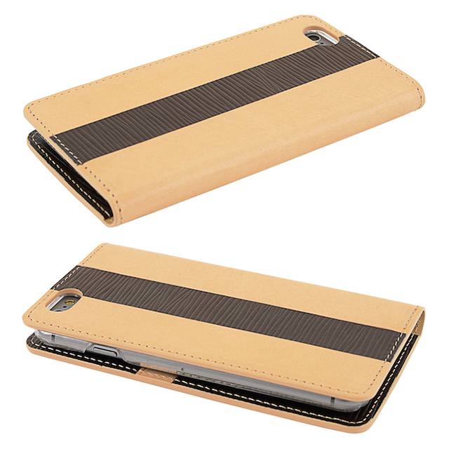 【iPhone6s/6 ケース】Double Leather HI-LINE Flip Caseサブ画像