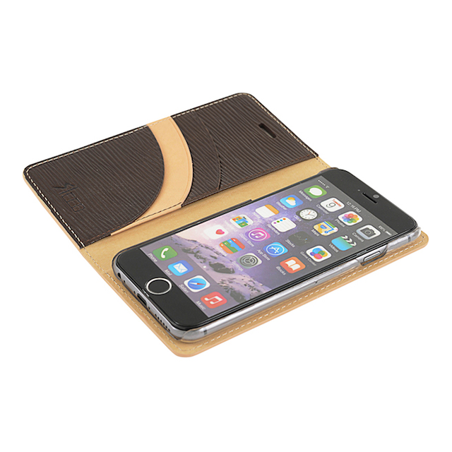 【iPhone6s/6 ケース】Double Leather HI-LINE Flip Caseサブ画像