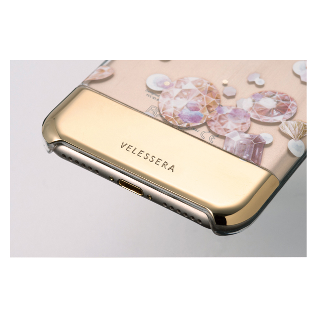 【iPhone7 ケース】背面ケース・クリアメタル/デジタルアクセサリー (フラワー)goods_nameサブ画像