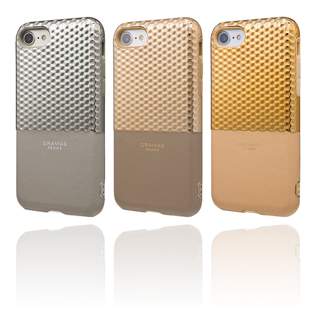 【iPhoneSE(第3/2世代)/8/7 ケース】”Hex” Hybrid Case (Champagne)サブ画像