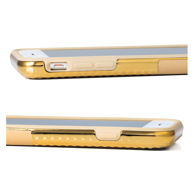 【iPhoneSE(第3/2世代)/8/7 ケース】”Hex” Hybrid Case (Gold)サブ画像