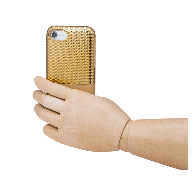 【iPhoneSE(第3/2世代)/8/7 ケース】”Hex” Hybrid Case (Gold)goods_nameサブ画像