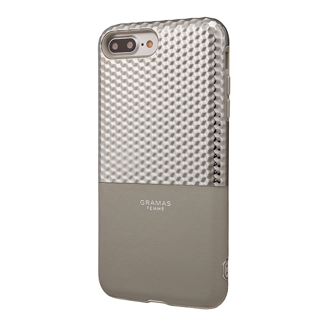 【iPhone8 Plus/7 Plus ケース】”Hex” Hybrid Case (Silver)サブ画像