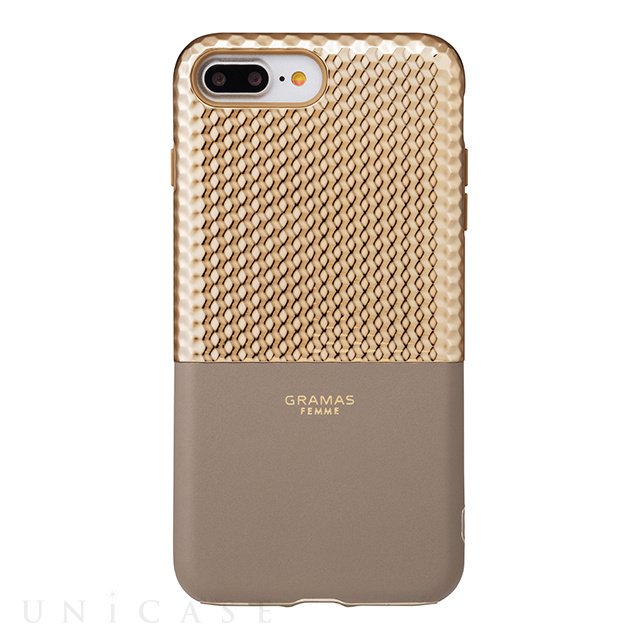 【iPhone8 Plus/7 Plus ケース】”Hex” Hybrid Case (Champagne)