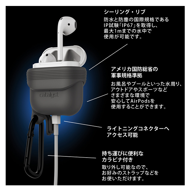 【AirPods(第2/1世代) ケース】Catalyst Case for AirPods (Frost White)goods_nameサブ画像